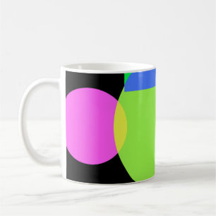 Mug arc-en-ciel géométrique