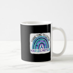 Mug Arc En Ciel J'Ai Le Temps D'Écouter Prévention Sui