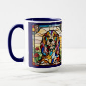 Mug arc-en-ciel joli Cocker Spaniel (Gauche)