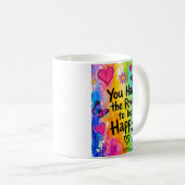 MUG ARC-EN-CIEL JOYEUX (Devant droit)