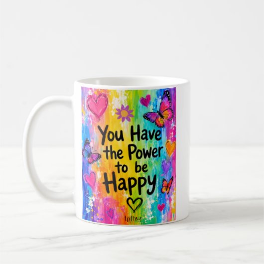 MUG ARC-EN-CIEL JOYEUX (Gauche)