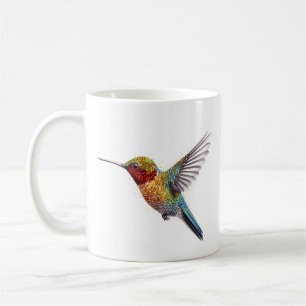 Mug Arc en ciel : L'art des colibris