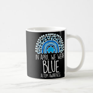 Mug Arc-en-ciel léopard Avril Nous portons du bleu Sen