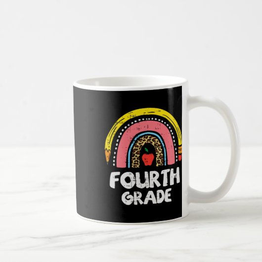 Mug Arc-en-ciel léopard quatrième année 4e premier jou (Droite)