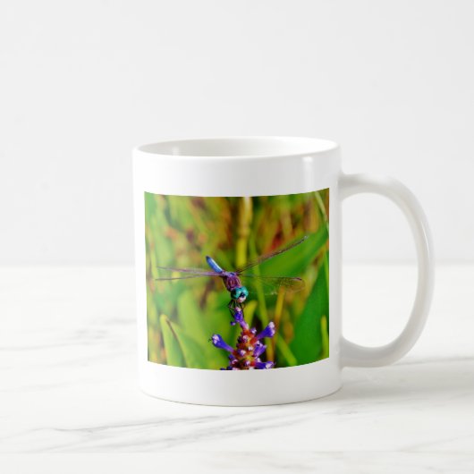 Mug Arc en ciel libellule et fleur (Droite)