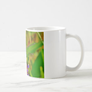 Mug Arc en ciel libellule et fleur