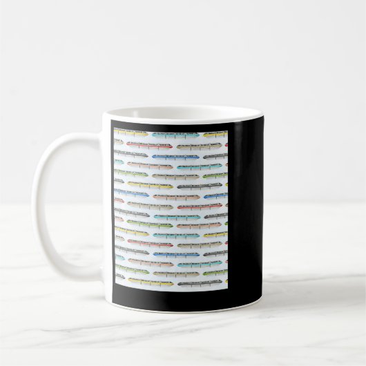Mug Arc-en-ciel Monorail (Gauche)