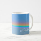 Mug Arc-en-ciel naturel (Devant droit)
