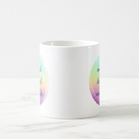 Mug Arc-en-ciel non stoppable (Centre)