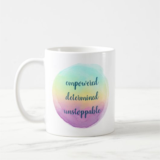 Mug Arc-en-ciel non stoppable (Gauche)