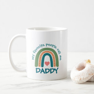 Mug Arc-en-ciel pour papa de la part des enfants