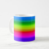 Mug Arc-en-ciel rayé (Devant gauche)
