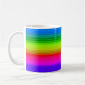 Mug Arc-en-ciel rayé (Gauche)