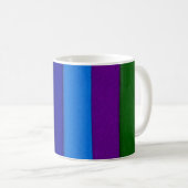 Mug Arc en ciel rayures lumineuses (Devant droit)