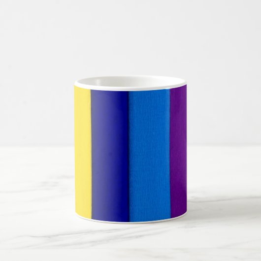 Mug Arc en ciel rayures lumineuses (Centre)