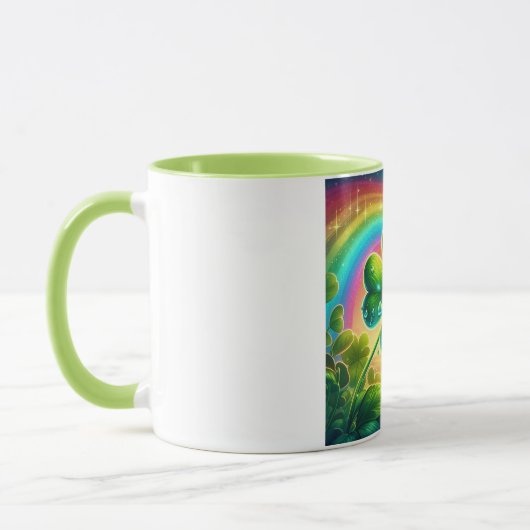 Mug Arc-en-ciel Saint Patrick's Day trver (Gauche)