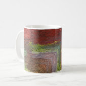 Mug Arc-en-ciel Textural Abstrait (Devant gauche)