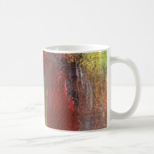 Mug Arc-en-ciel Textural Abstrait (Droite)