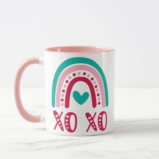 Mug Arc en ciel XOXO (Gauche)