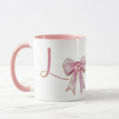 Mug Arc en cœur rose de la Saint-Valentin (Gauche)