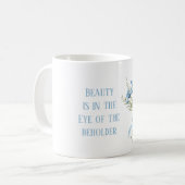 Mug Arc en fleurs d'iris violets jolis (Devant gauche)