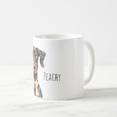 Mug Arc en pêches pour chien (Devant droit)