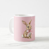Mug Arc en rose un certain lapin t'aime (Devant gauche)