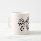 Mug Arc imprimé zèbre Sois sauvage (Devant gauche)