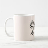 Mug Arc imprimé zèbre Sois sauvage (Gauche)