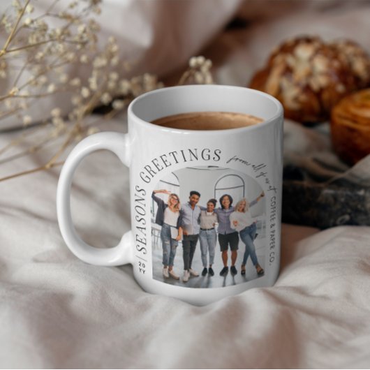 Mug Arc moderne affaires photo Noël