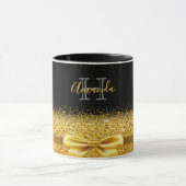 Mug Arc monogramme en or noir (Centre)