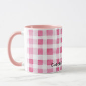 Mug Arc pour cheval à rayures roses (Gauche)