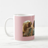Mug Arc rose ceinture élégante multi photo meilleure m (Gauche)