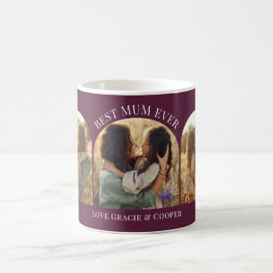 Mug Arc violet élégant violet multi photo meilleure ma