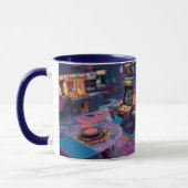 Mug Arcade Rétro Futuriste dans l'Espace (Gauche)