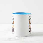 Mug Archaeologist running on Coffee Caffeine Gift (Centre)