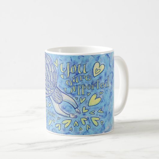 Mug Archange Michael's Support Art Custom Coffee Cup (Devant droit)