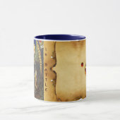 Mug Archange St.Michael Avec Parchemin De Monogramme D (Centre)