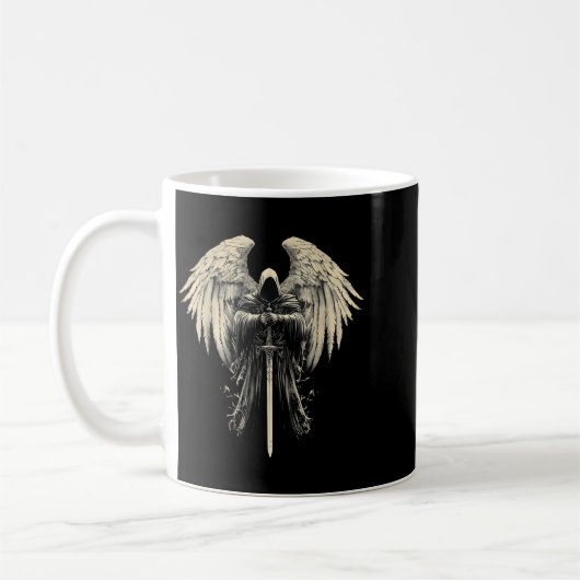 Mug Archangel Gabriel Christian Angel Catholic Warrior (Gauche)
