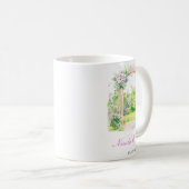 Mug Arche de mariage florale de printemps (Devant droit)