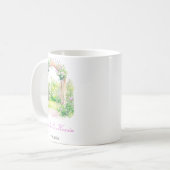 Mug Arche de mariage florale de printemps (Devant gauche)
