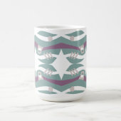 Mug Arche de Noé Abstraite Dusty Seagrass Ecru Eggplan (Centre)