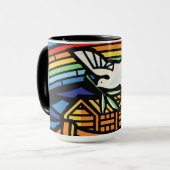 Mug Arche de Noé, Arc-en-ciel, Dove (Devant gauche)