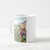 Mug Arche de Noé avec des animaux (Devant gauche)