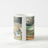 Mug Arche de Noé par Edward Hicks, Art populaire Vinta (Centre)