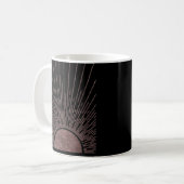 Mug Arche De Phase Lune Ensemble Abstrait De Rayons So (Devant gauche)