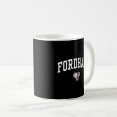 Mug Arche Fordham Rams Sur Noir (Devant droit)