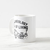 Mug Archéologie - Mode de vie, Archéologie Dire (Devant gauche)