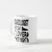Mug Archéologue Amoureux des chats (Devant gauche)