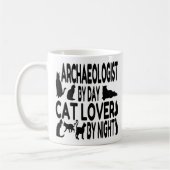 Mug Archéologue Amoureux des chats (Gauche)